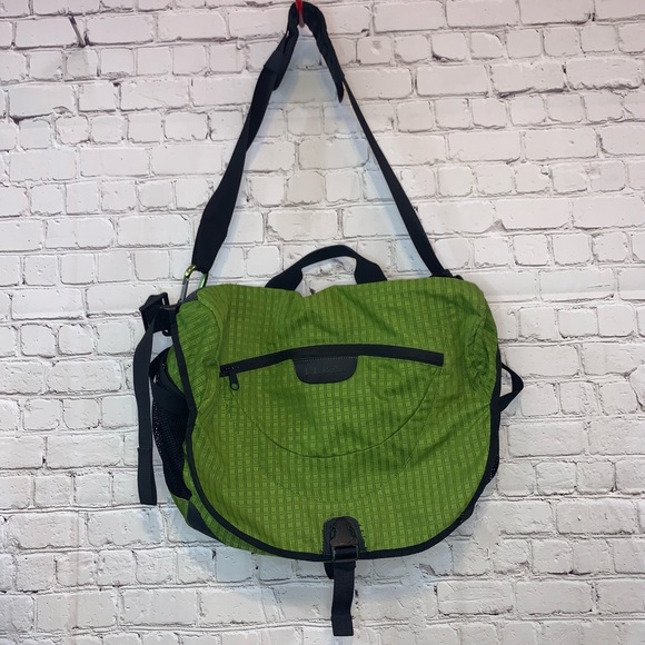 L.L. Bean Other - LL Bean Green & Black Messenger Bag